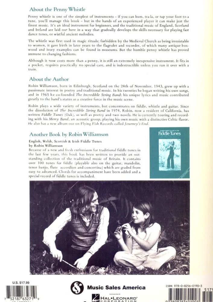How to Play the Penny Whistle Book + Whistle