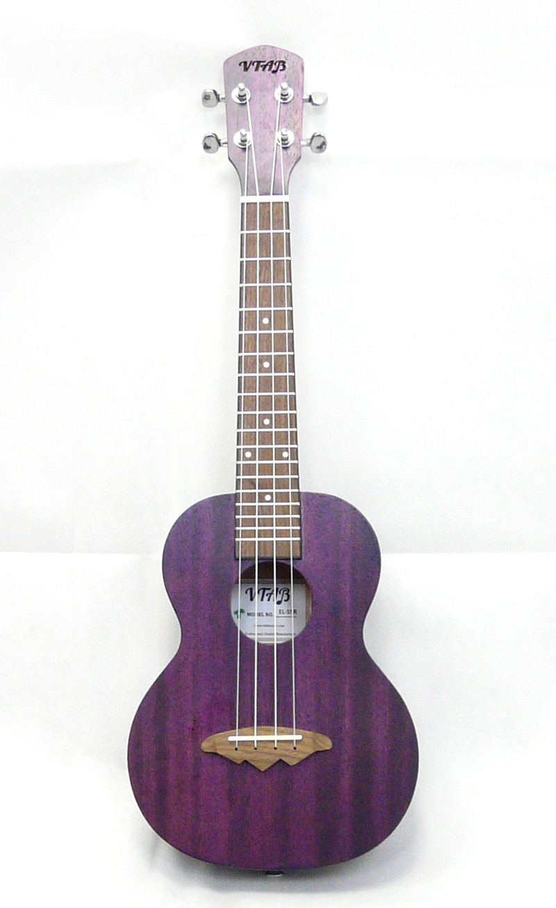 Koncertní ukulele VTAB EL-55R - červené