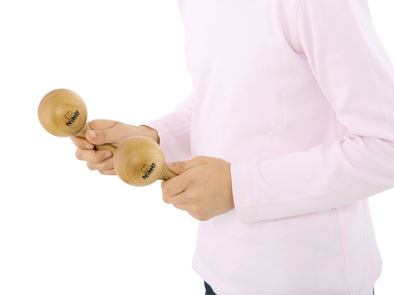 Maracas MEINL NINO8PD-R - Puntíkovaný červené
