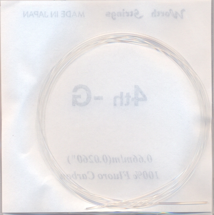 Struny na soprano & koncertní ukulele Worth CD GCEA 