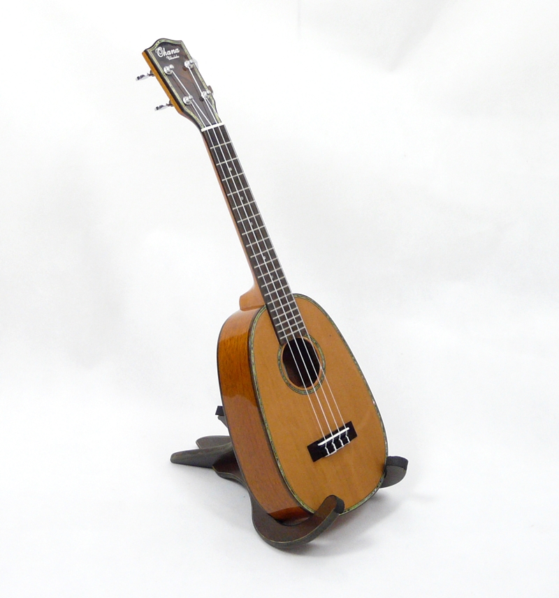 Koncertní pineapple ukulele OHANA PKC-50G Cedr a mahagon