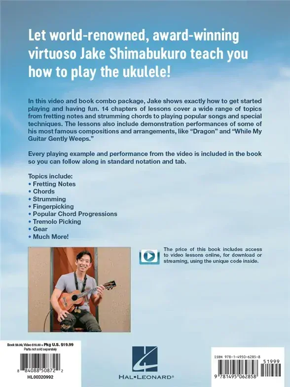 Jake Shimabukuru Teaches Ukulele Lessons