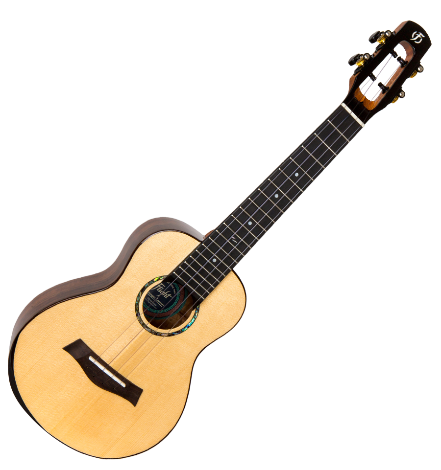 Koncertní elektroakustické ukulele FLIGHT VOYAGER CE Smrk a akacia