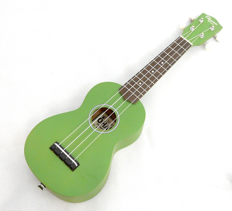 Sopránové ukulele balíček Ohana SK-10MG: Mátavé zelené