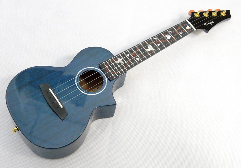 Koncertní ukulele Enya EUC-Flower Blue