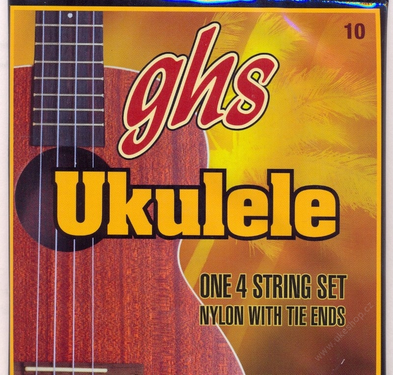 Struny na sopránové i koncertní ukulele GHS H-10 GCEA