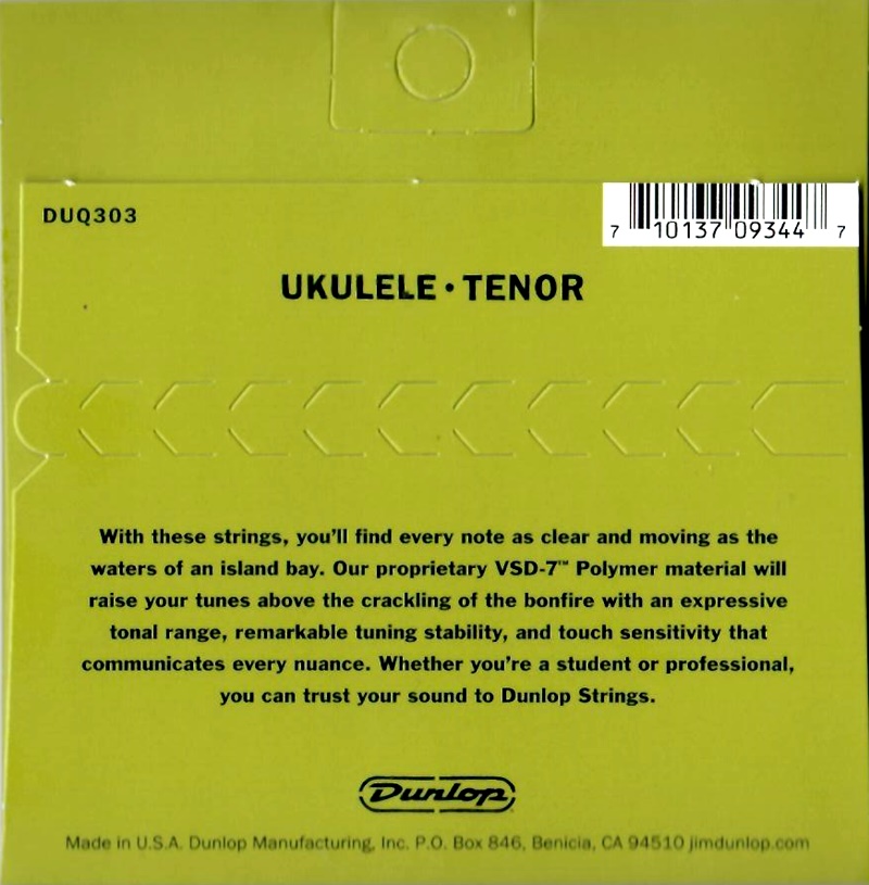 Struny na tenor ukulele DUNLOP DUQ 303