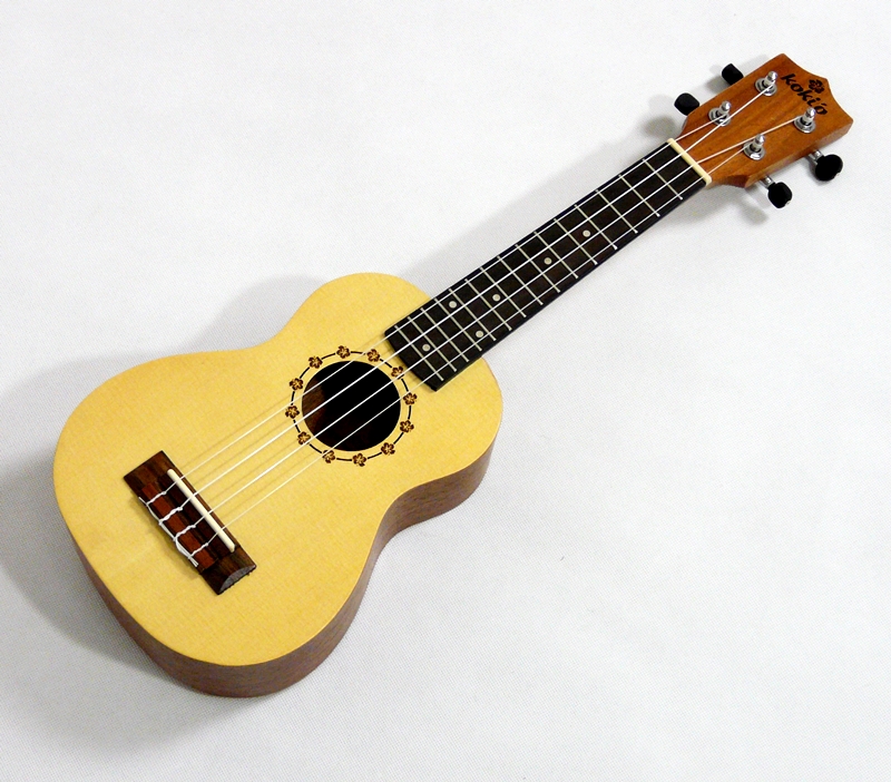 Sopránové ukulele Koki´o U-LSPLMH-S Smrk a mahagon