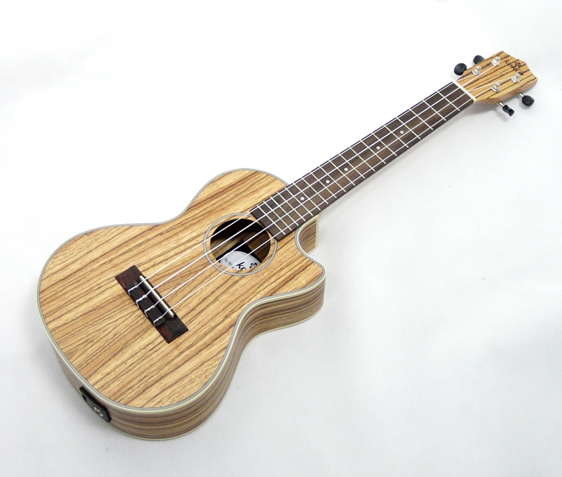 Tenor elektroakustické ukulele Koki´o U-LZWLZW-T-EQ Zebrano