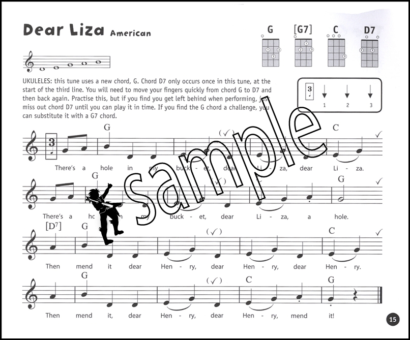 Recorder and ukulele duets