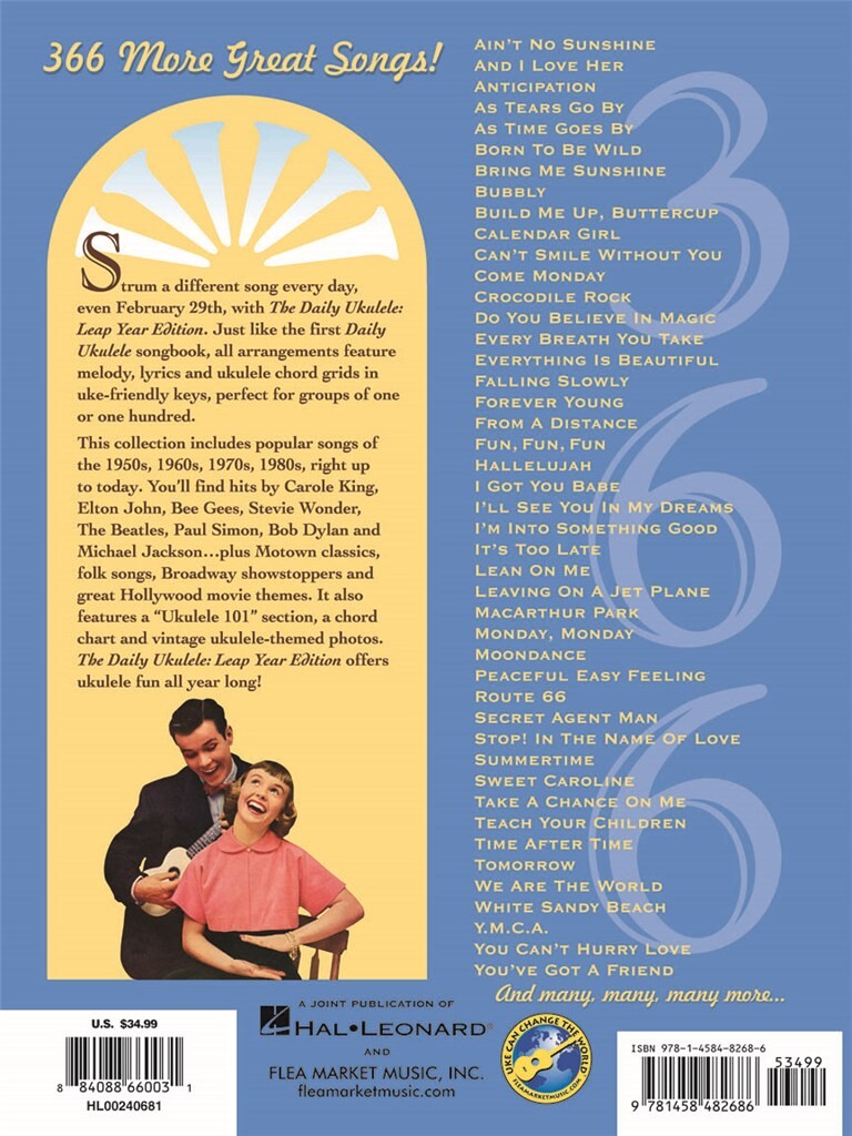 The Daily Ukulele - Leap Year - 366 Songs For Better Living (AJ)