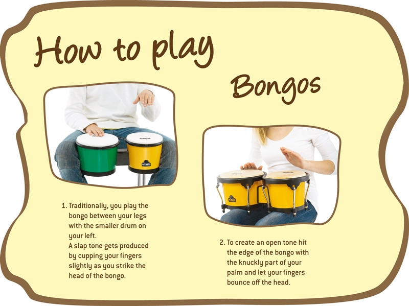 Bongo MEINL NINO17Y Žluté