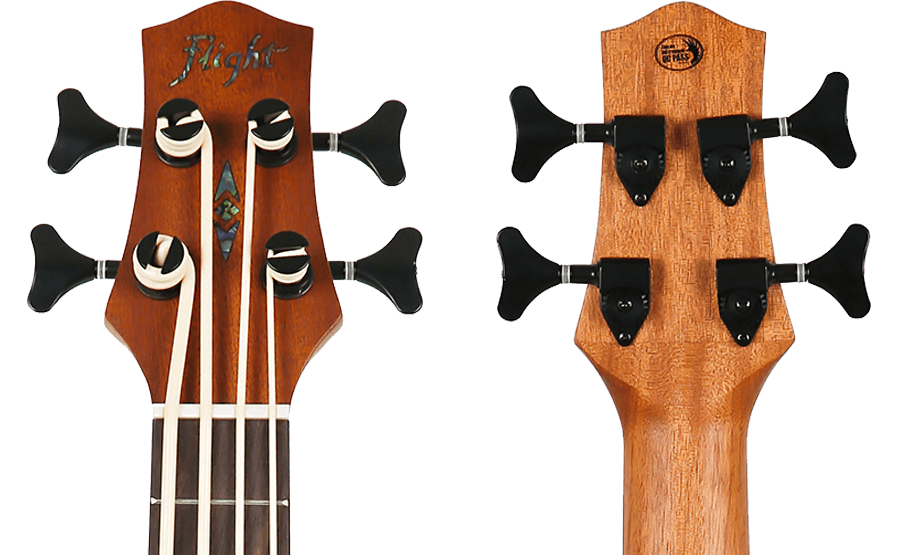 Basová ukulele Flight DUBS Bass s pouzdrem