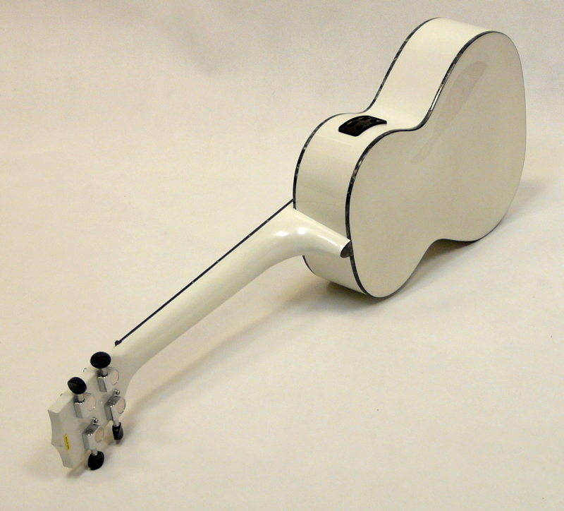 Jazz tenor elektroakustické ukulele KALA KA JTE MTW Bílé