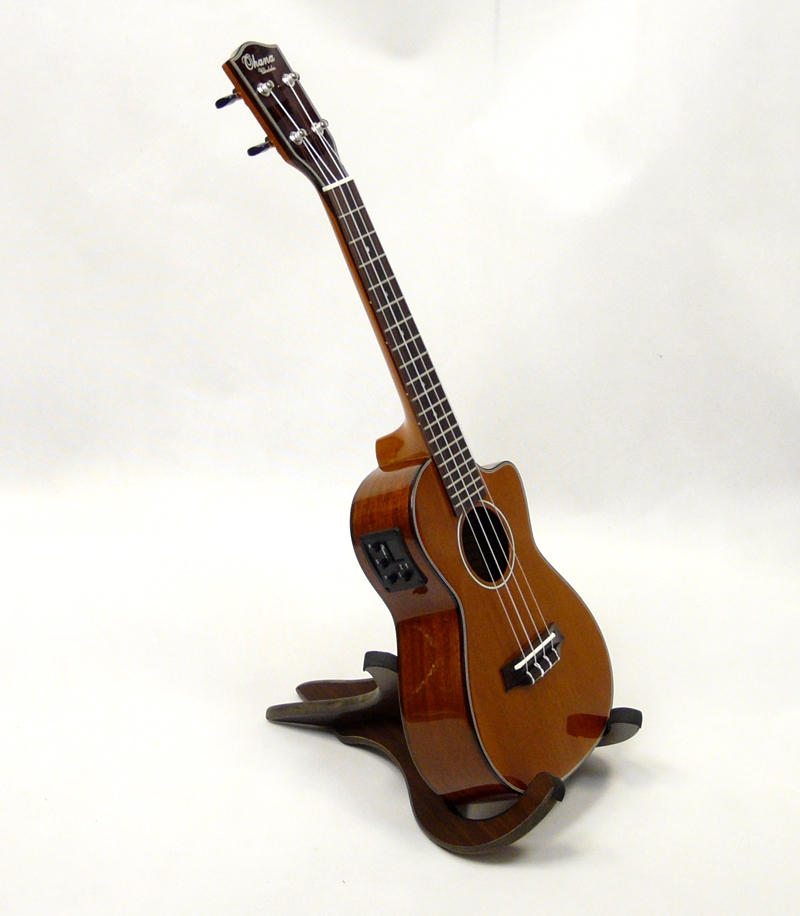 Koncertní elektroakustické ukulele OHANA CK-35GCE Mahagon