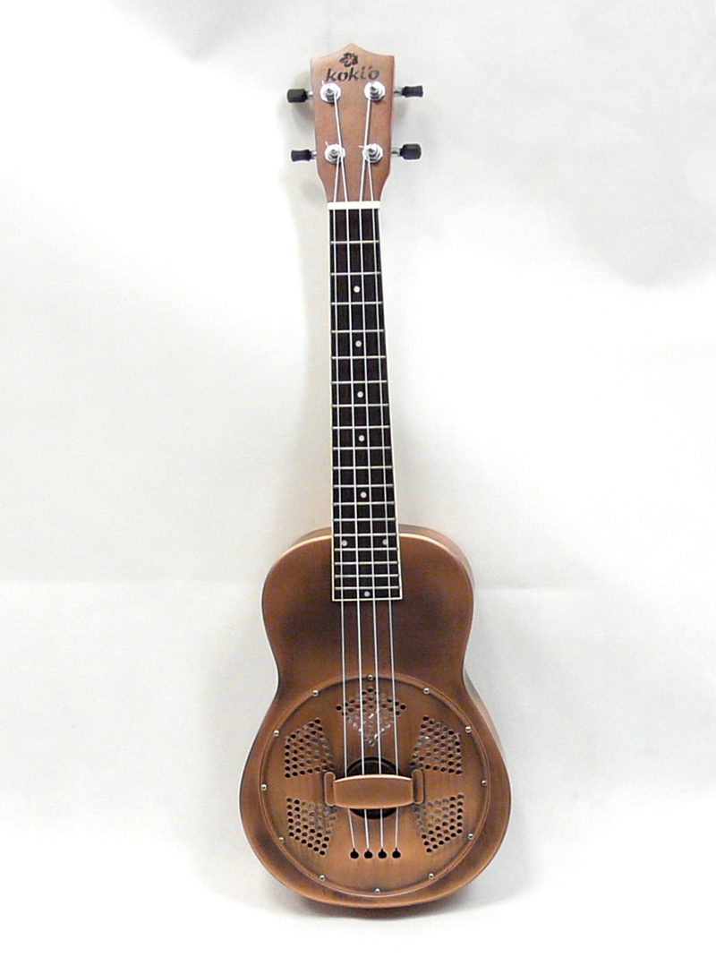 Koncertní akustické resonator ukulele KOKI´O U-BRASS-CH-C
