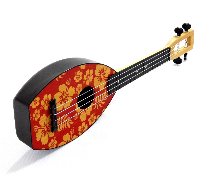 Sopranové ukulele MFC Magic Fluke Company Červená Aloha