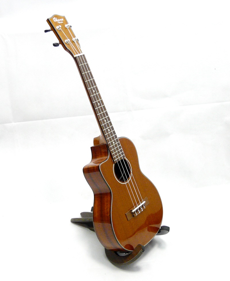 Levoruké tenor elektroakustické ukulele Ohana TK-35GCE-LH