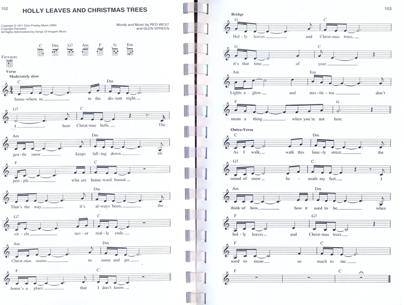 Christmas Ukulele Fake Book