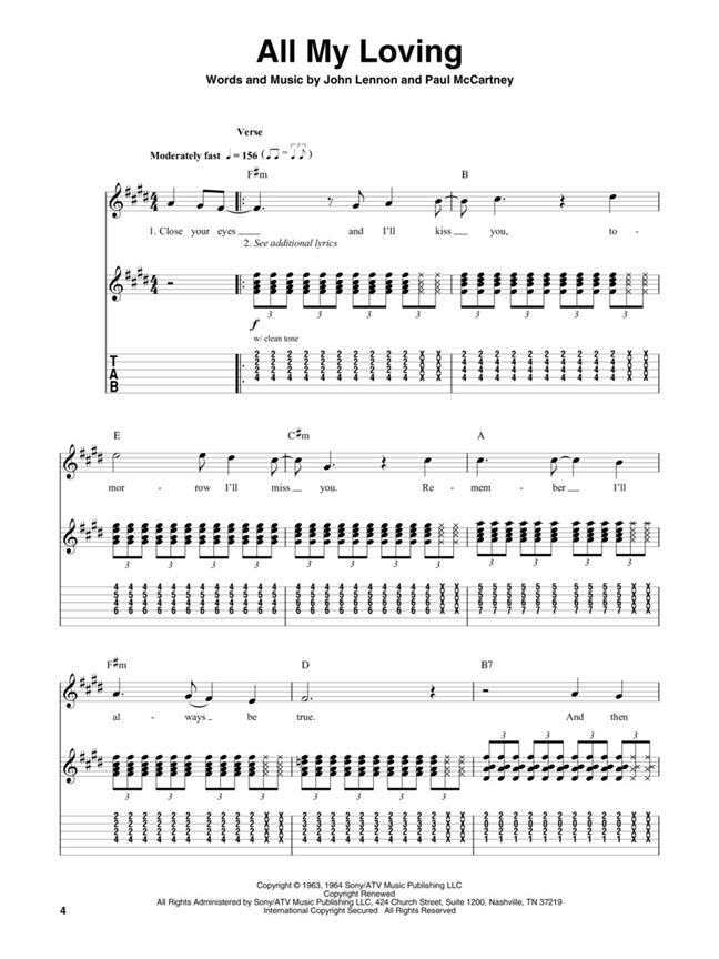 The Beatles - Deluxe Guitar Play-along