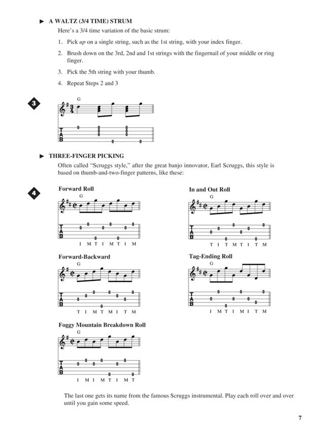Fretboard Roadmaps - 5 string banjo