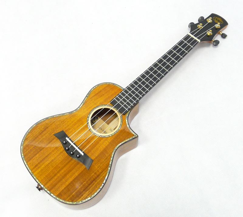Koncertní elektroakustické ukulele ISUZI ASA-1CEQ Akacia