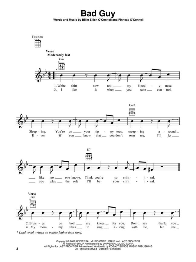 Billie Eilish for Ukulele