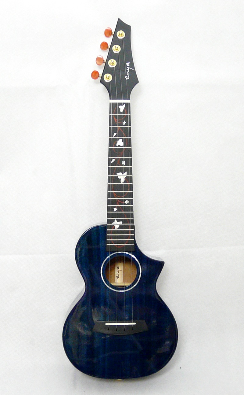 Koncertní ukulele Enya EUC-Flower Blue