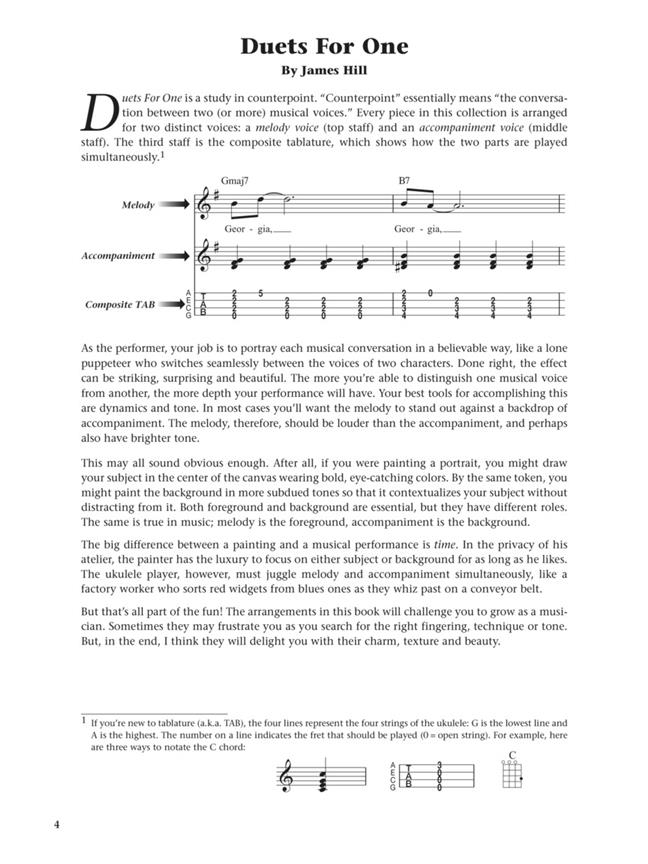 James Hill - Duets for one: Ukulele masters