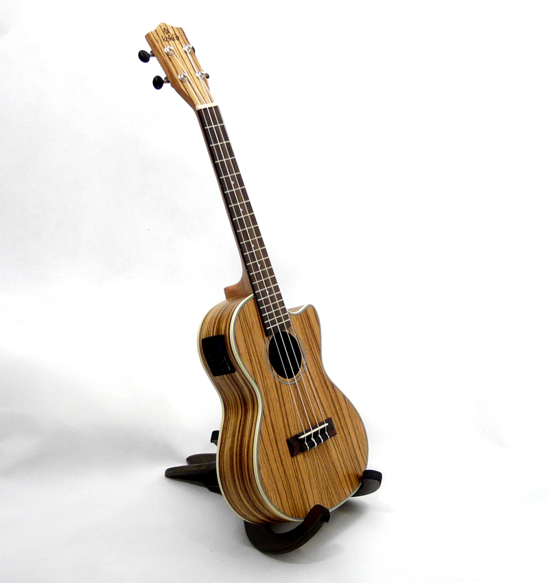 Tenor elektroakustické ukulele Koki´o U-LZWLZW-T-EQ Zebrano