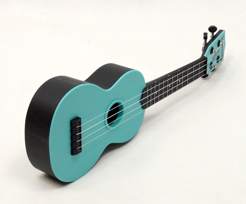 Sopránové ukulele KALA KA-SWG-BL Svítící modrý Waterman