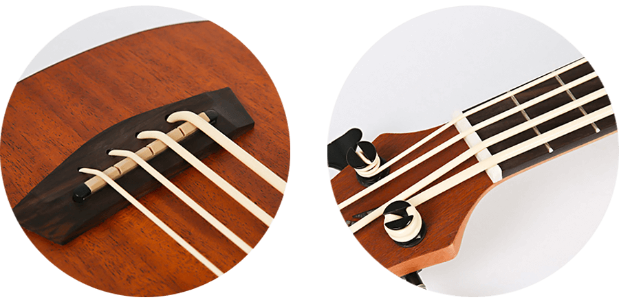 Basová ukulele Flight DUBS Bass s pouzdrem