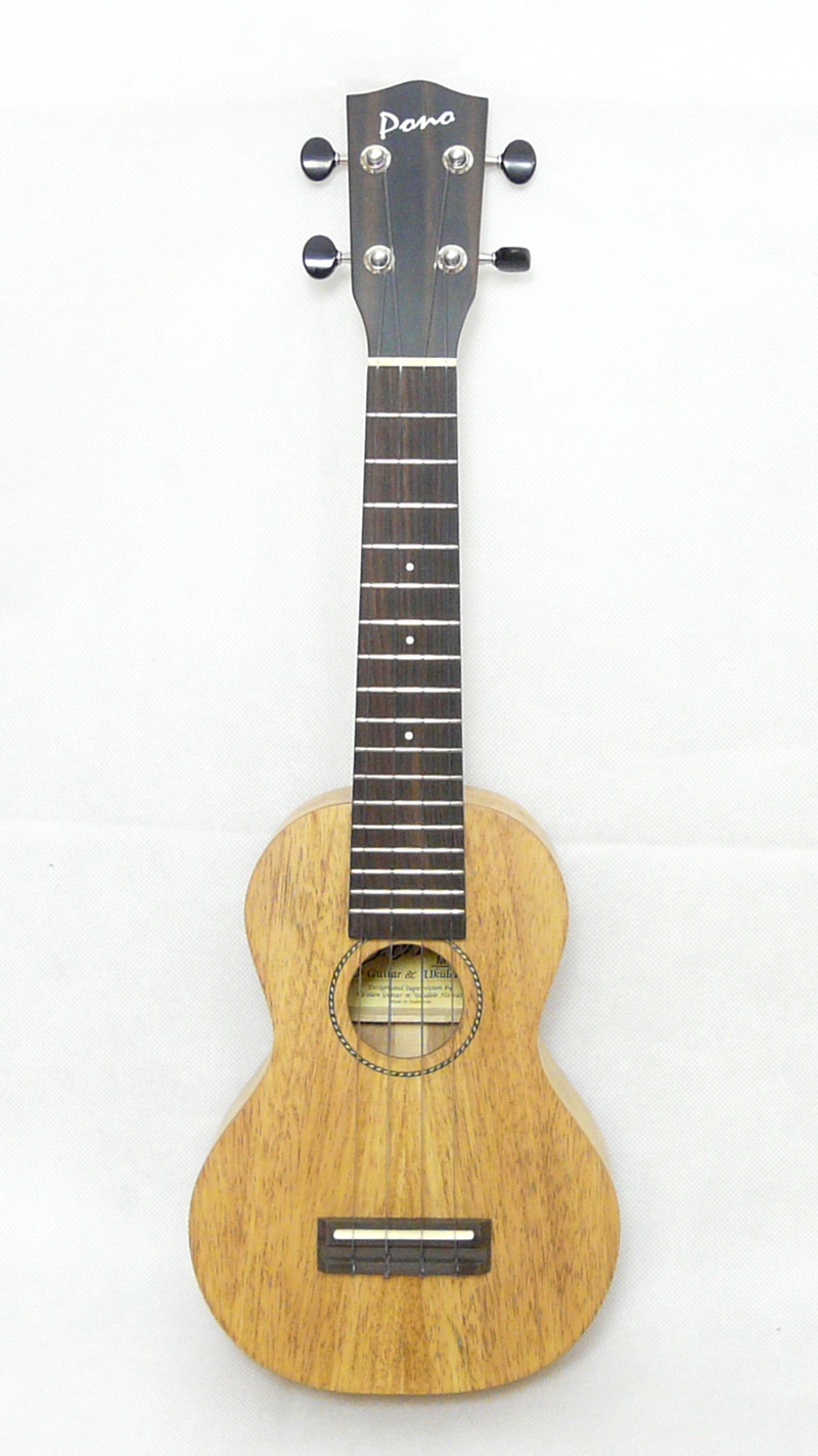 Sopránové ukulele PONO MGS Celomasivní mango