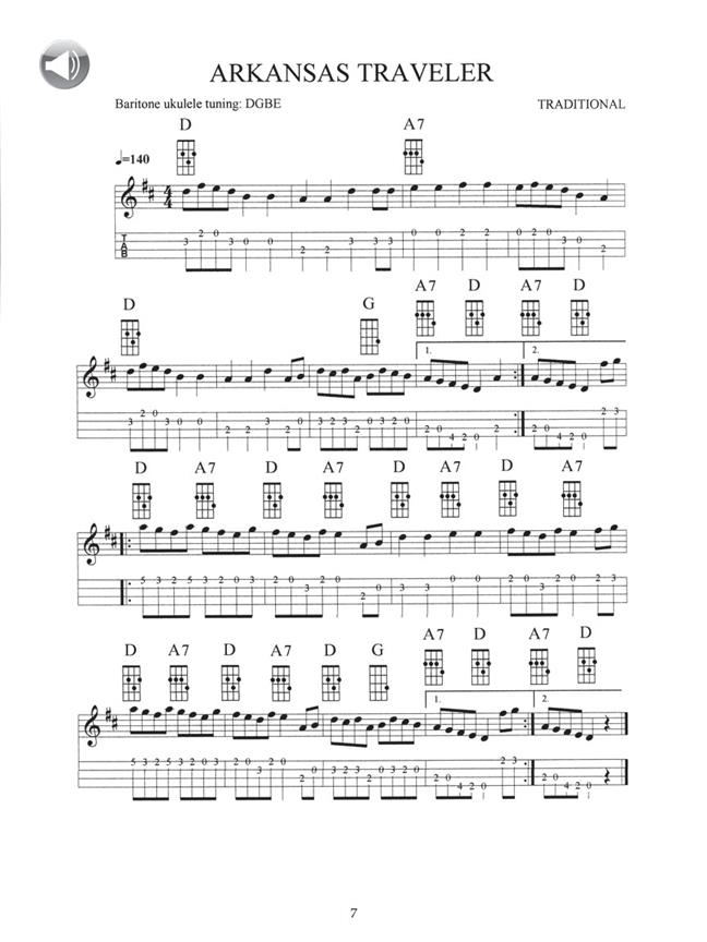 Fiddle Tunes for Baritone Ukulele