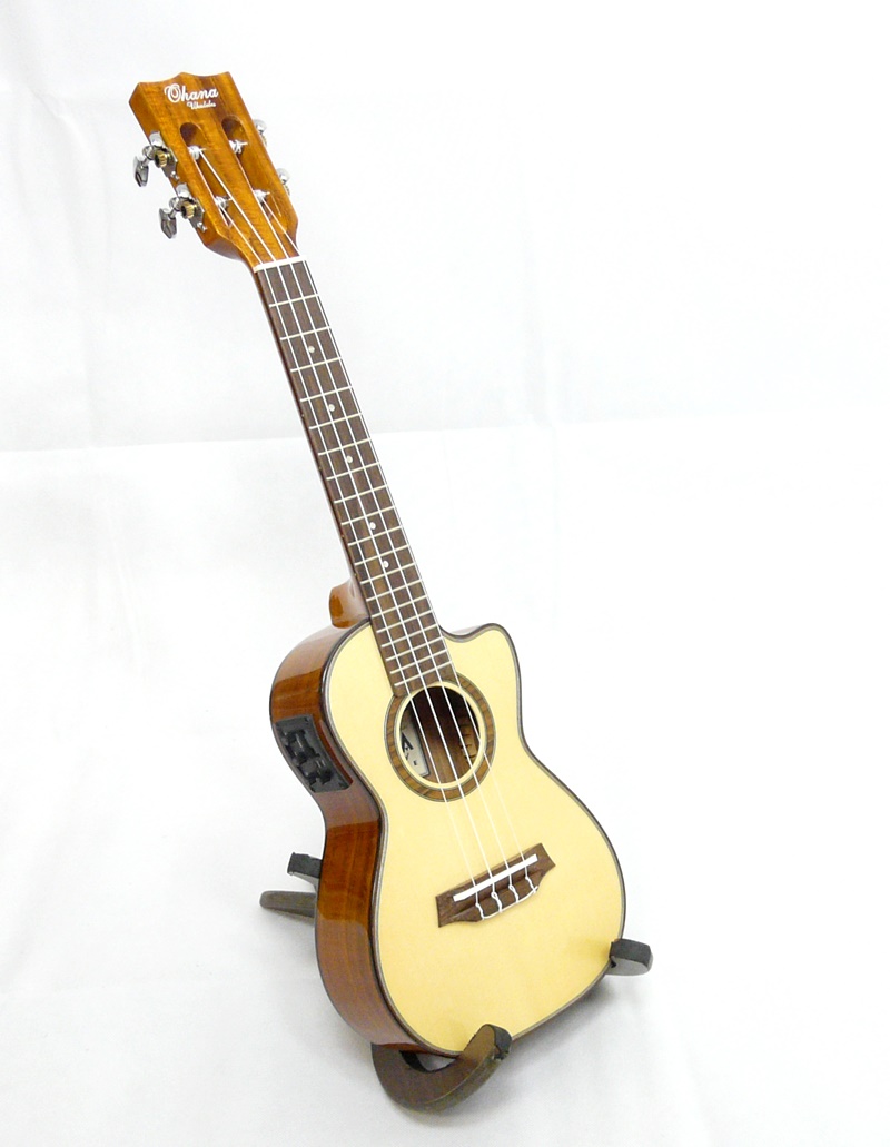 Koncertni elektro akustické ukulele OHANA CK-250GCE 