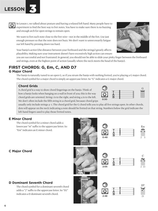 First 15 lessons - banjo