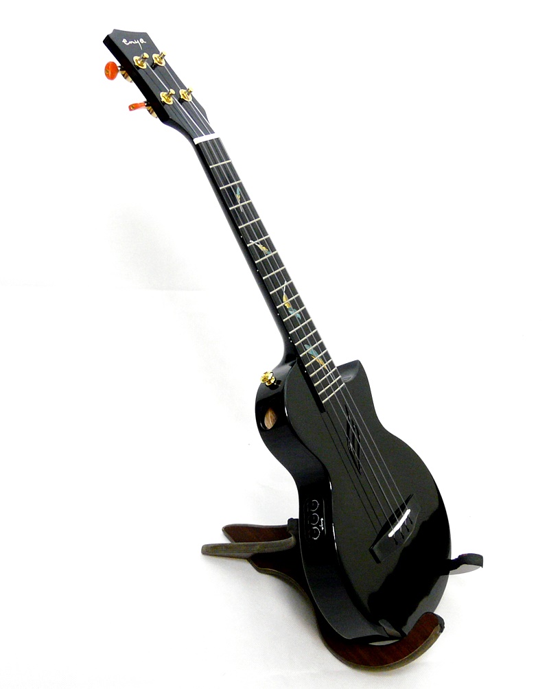 Tenor elektro ukulele Enya EUT-Feather Black EQ