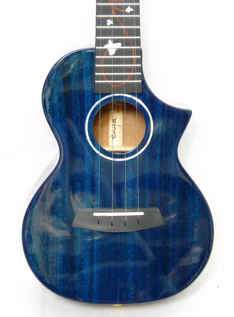 Koncertní ukulele Enya EUC-Flower Blue