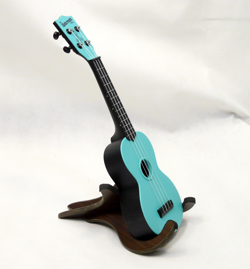 Sopránové ukulele KALA KA-SWG-BL Svítící modrý Waterman