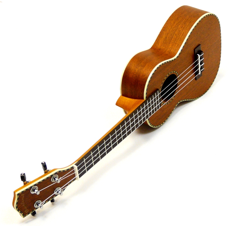 Celomasivní koncertní ukulele MAINLAND Mahagon Lesk