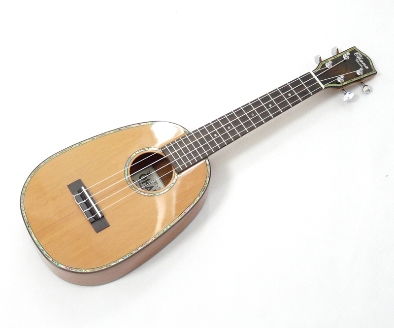 Koncertní pineapple ukulele OHANA PKC-50G Cedr a mahagon