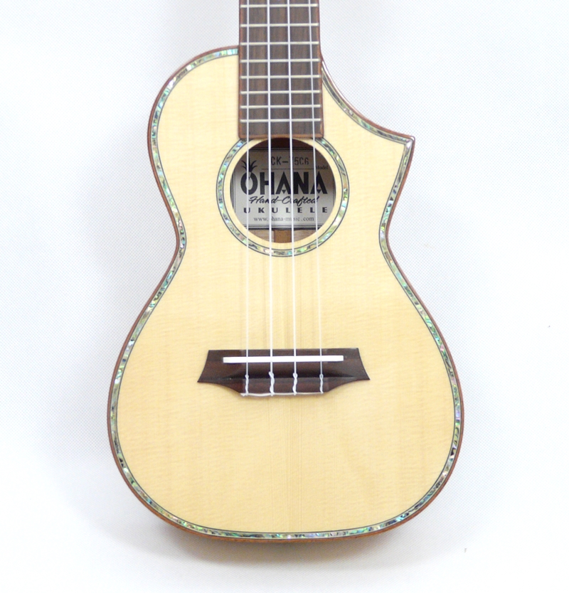 Koncertní ukulele OHANA CK-75CG Smrk a javor