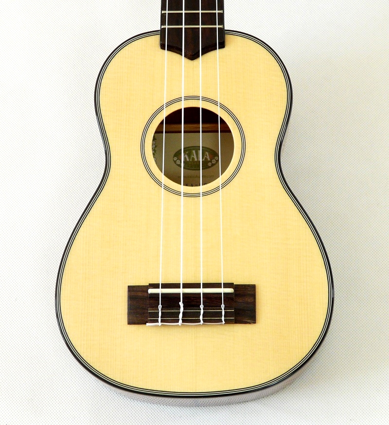 Sopránové ukulele KALA KA SSG Smrk & mahagon