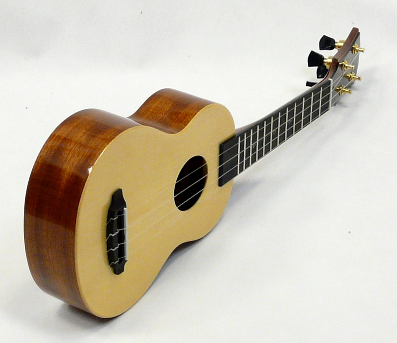 Sopránové ukulele THE REBEL "DOUBLE CHEESE S" Smrk & mahagon