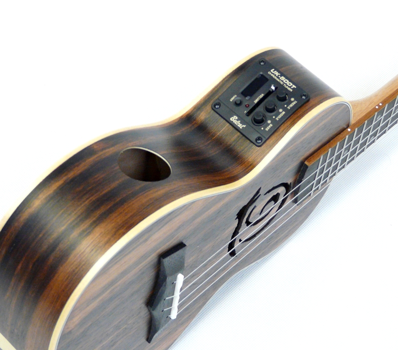 Koncertní elektroakustické ukulele SNAIL UKC 483EQ Eben