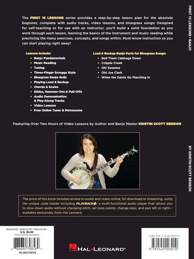 First 15 lessons - banjo