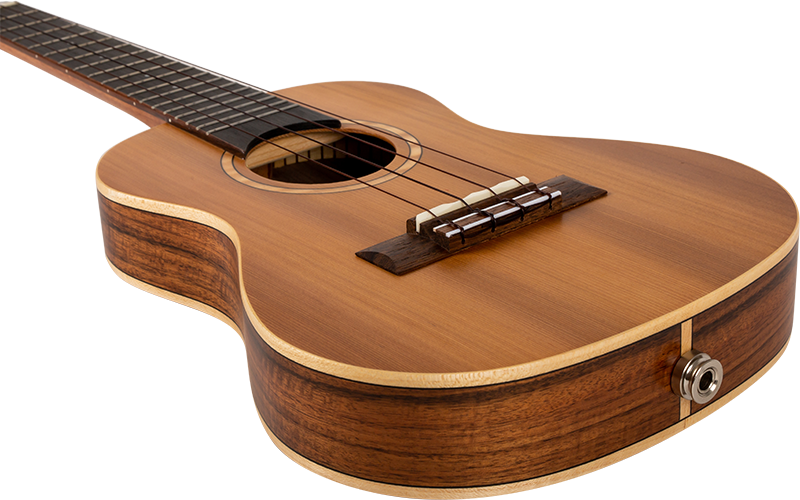 Koncertní elektroakustické ukulele FLIGHT LEIA CE Cedr a ořech