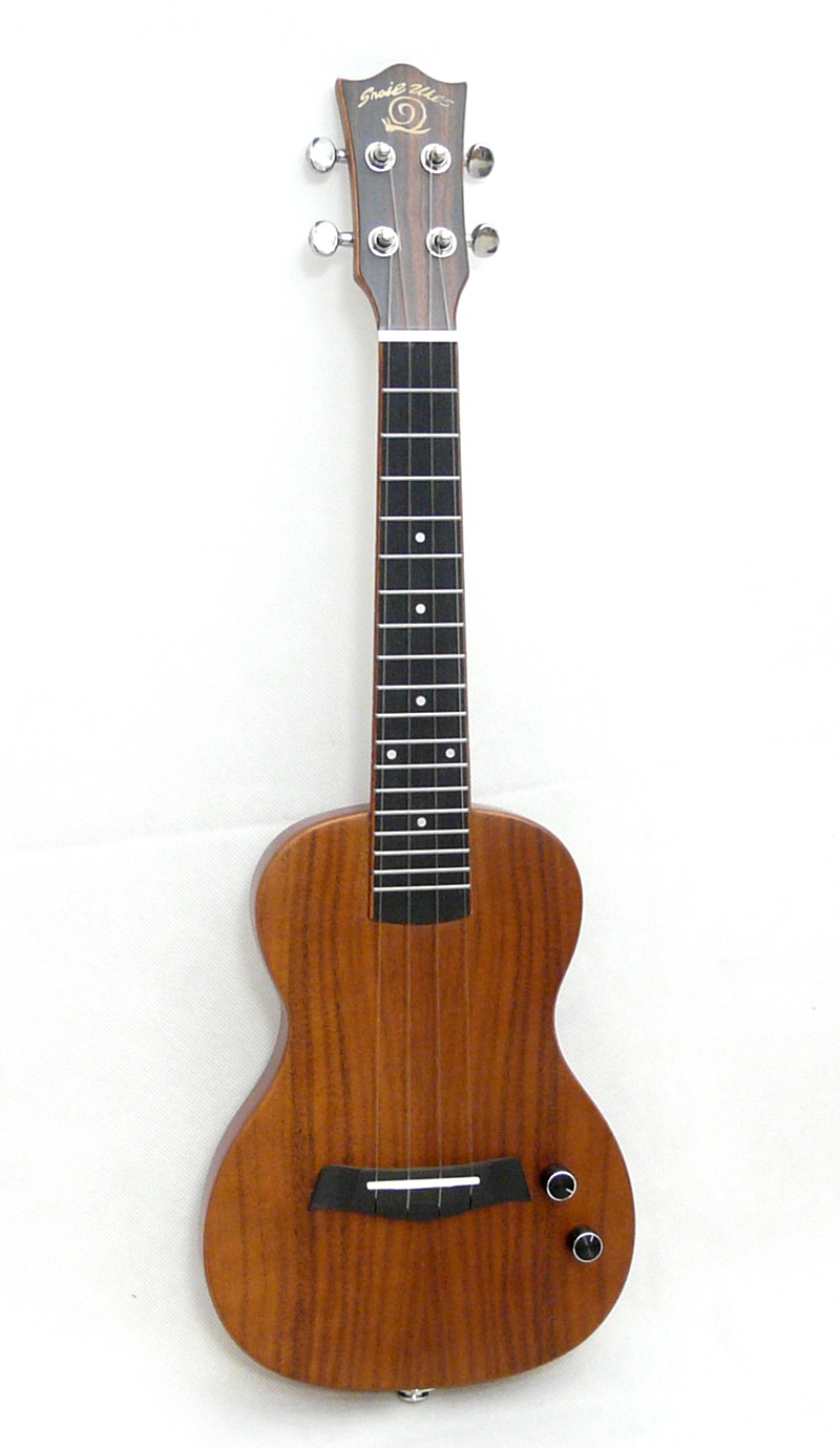 Koncertní elektro ukulele SNAIL SEU-1C Okume a akacie