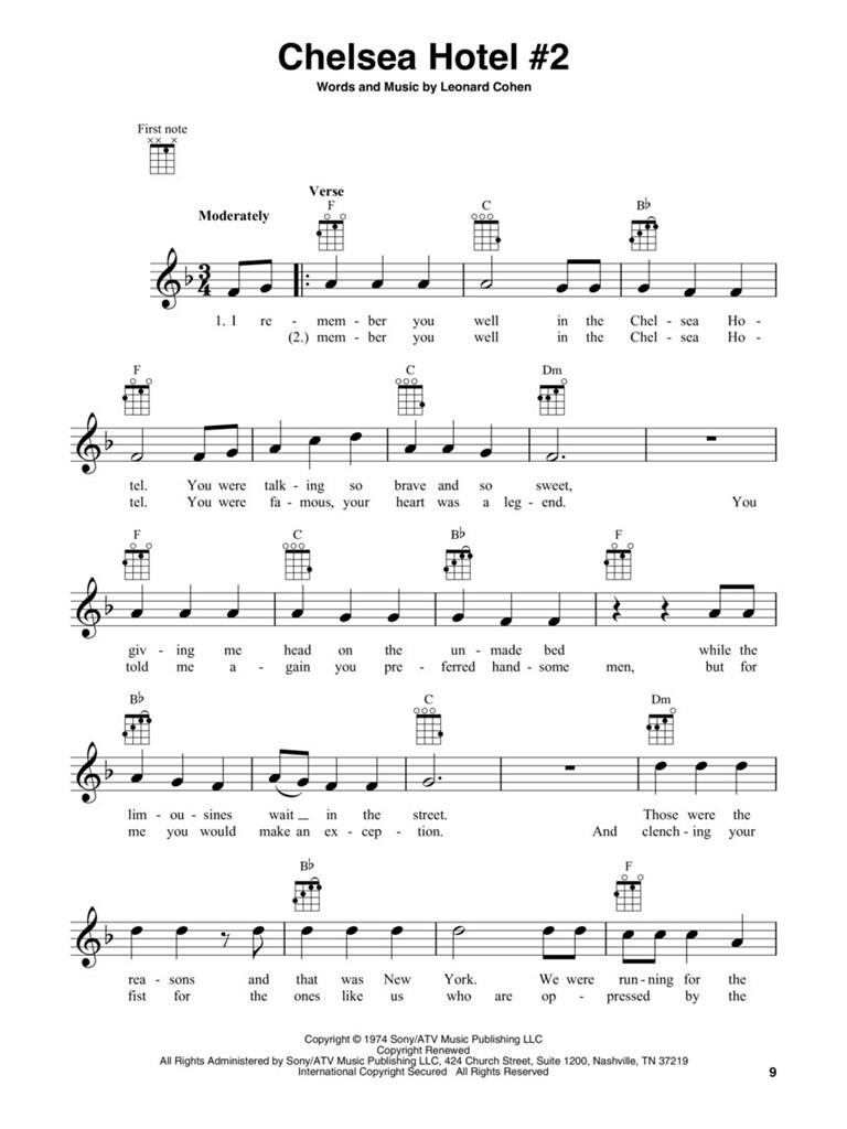 Leonard Cohen for Ukulele 