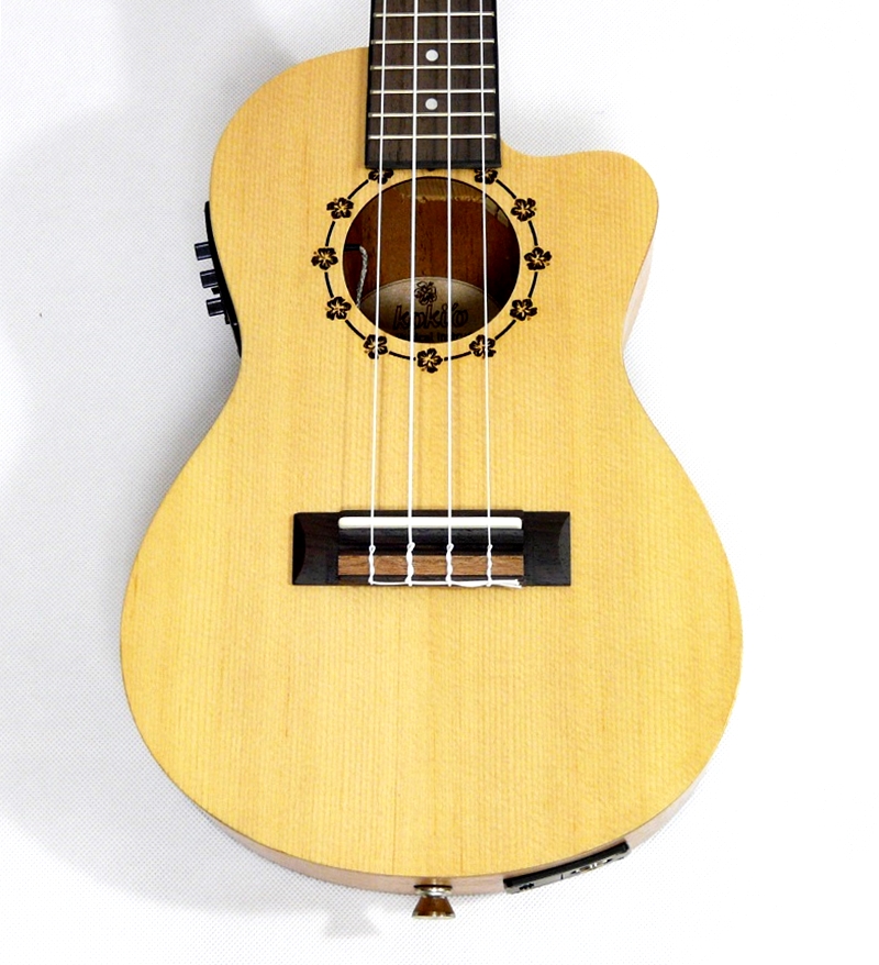 Koncertní elektroakustické ukulele U-LSPLMH-CE-C Smrk a mahagon